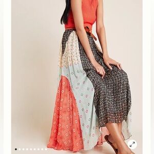 Beautiful maxi flowy skirt from Anthropologie